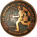 19. MEMORIJAL MIRKO KOLARIĆ Varaždin 1998 brončana